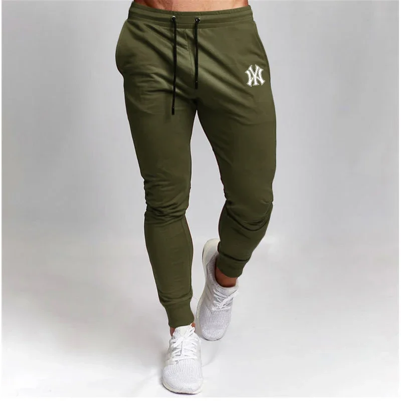 2024 spring and summer fashion new men's casual pants sports jogging sports fitness pants Harajuku street outdoor sweatpants