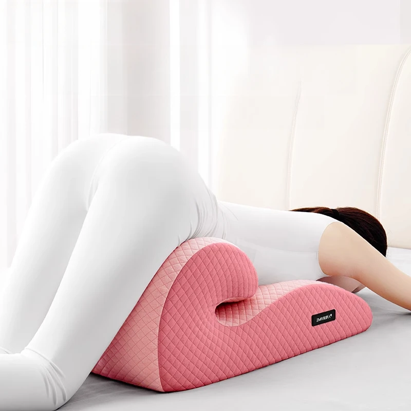 Fertility Support Pillow for Couples Ergonomic Hip Elevating Cushion Conception Aid Sex Positioning Wedge Pregnancy Assistan