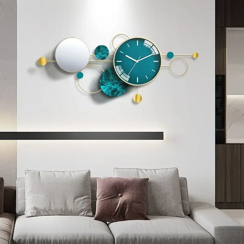 

Large Wall Clock Nordics Home Decoration Mute Wall Clocks Modern Design for Home Living Room Decoration Crafts Digital Watches