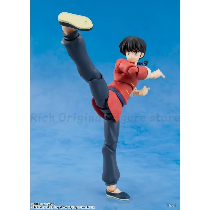 【Pre-sale】Original BANDAI SPIRITSS.H.F Ranma 1/2 -Saotome Ranma Anime Figure Model Toys Ornaments