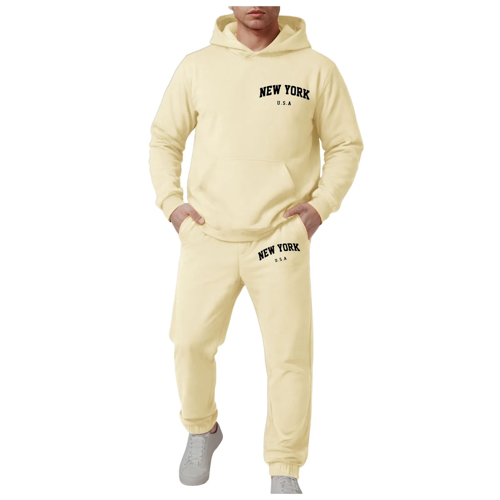 

Mens Slim Fit Suit Jacket Men And Women And Winter Fashion Casual Letter Printed Sweater Pants Sports Suit Fleece Track Suit Men