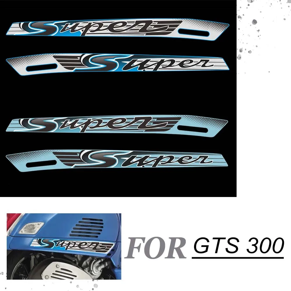 GTS300 Sport SUPER For PIAGGIO VESPA GTS 300 Motorcycle Body Shell Decals Stickers Emblem Reflective