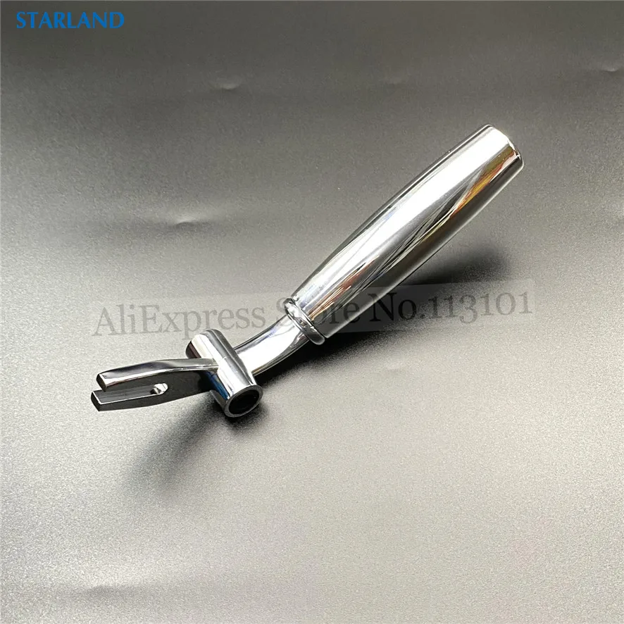 One Silver Color Metal Hand Grip New Fitting Part Handle Lever Of Soft Ice Cream Machines Accessory