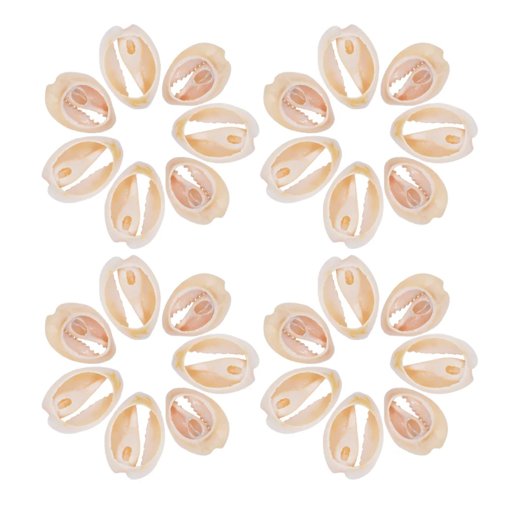 

50Pcs Natural Sea Shell Pendants Large Size Durable DIY Charm Pendants for Necklace Bracelet Earrings Jewelry Making Accessories