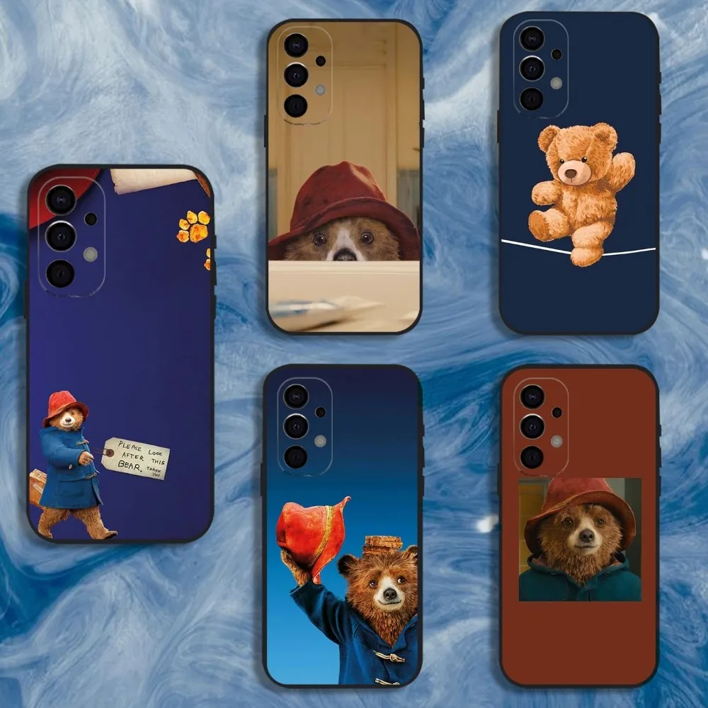 

Bear P-Paddington Movie Phone Case For Samsung S25,S24,S21,S22,S23,S30,Ultra,S20,Plus,Fe,Lite,Note,10,9,5G Black Cover