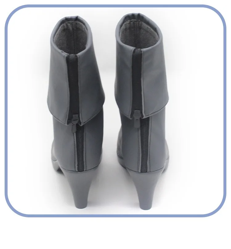 Mei karuma cosplay sapatos gyakuten saban cosplay sapatos de couro do plutônio anime acessórios adereços botas de halloween feito sob encomenda