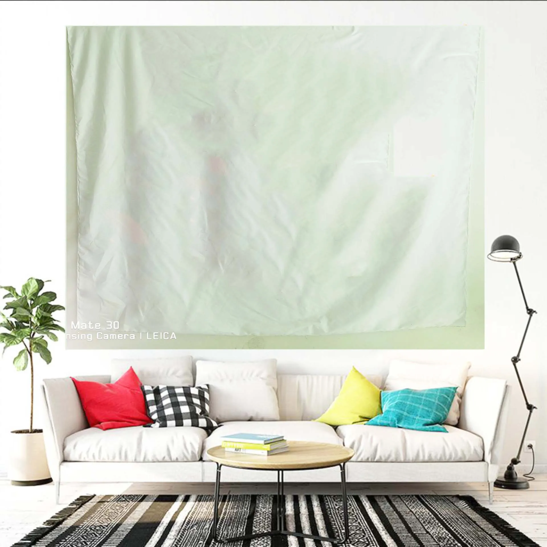 To figure custom polyester cloth flannelette home decoration tapestry hanging cloth