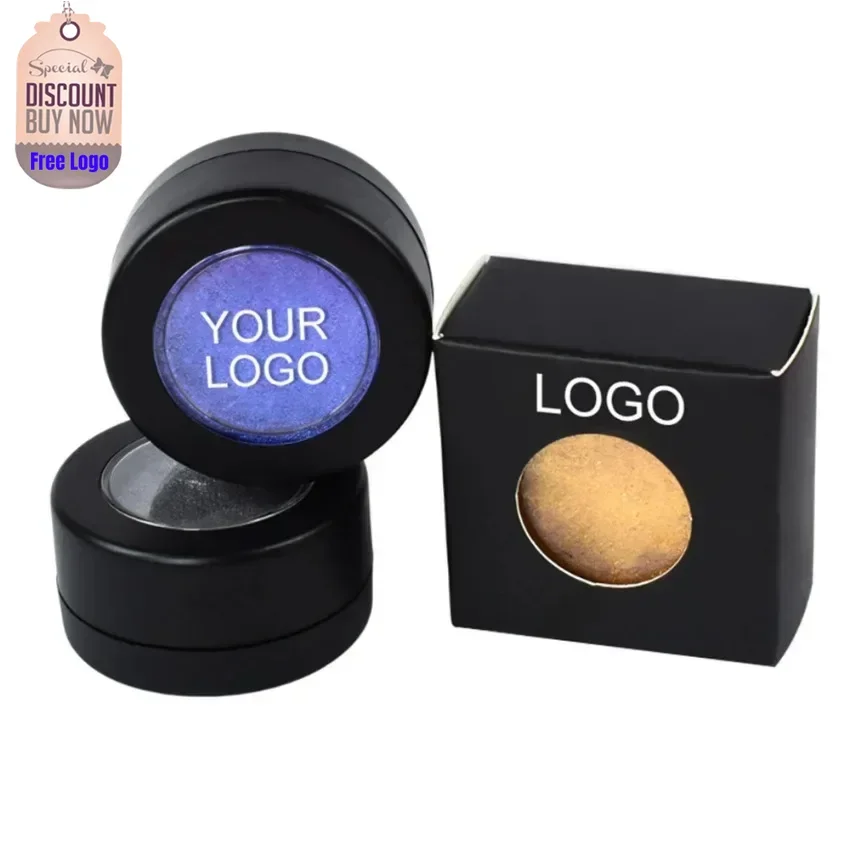 

Custom 15colors Shimmer Eyeshadow Cream High Pigmented Long Lasting Chameleon Mashed Potato Monochrome Eye Shadow Bulk Makeup