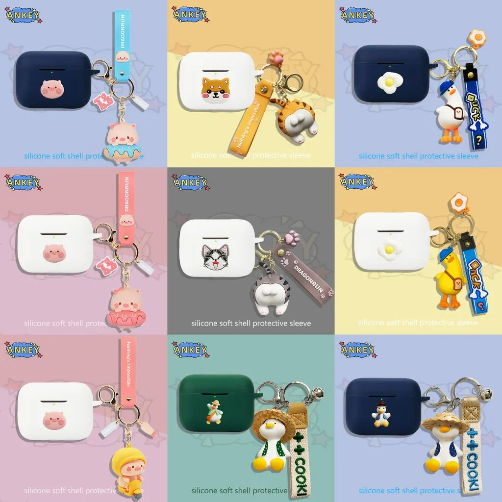 

Для Marshall MOTIF II ANC чехол милый розовый поросенок для наушников силиконовый чехол для наушников мягкий защитный чехол для наушников кожа гарнитуры