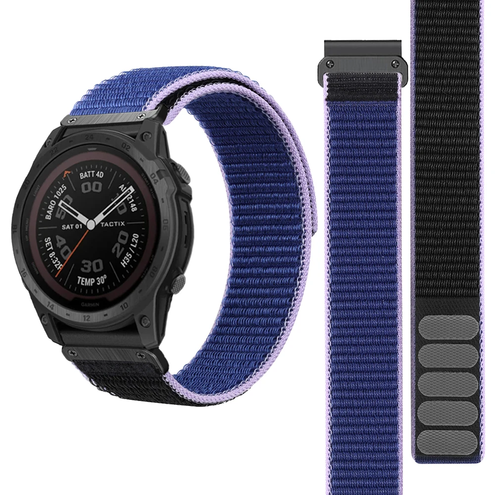 Enduro 2 Nylon Watchband Strap For Garmin Fenix 6X Pro 5X 3 3HR Tactix 7 Pro D2 Instinct 2X Quick Release 26mm Fenix7X Wristband