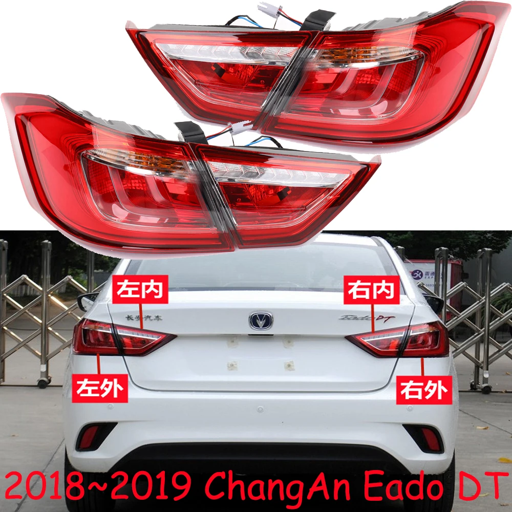 

1 шт. автомобильные аксессуары, бампер Chang An, задний фонарь для changAn Eado DT, задний фонарь 2018 ~ 2019y, противотуманная фара ChangAn Eado DT