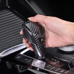 For BMW 3 4 Series X3 G20 G22 G01 2020 2021 2022 2023 Car Carbon Fiber Style Gear Cover Trim Accessories