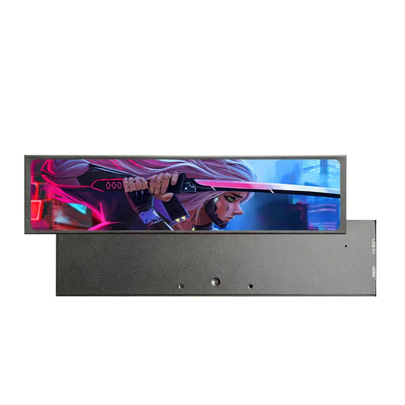 Pantalla portátil para juegos de expansión, barra de Monitor IPS de 11,3 pulgadas, LCD, portátil de primera línea, interfaz HDMI de alta definición