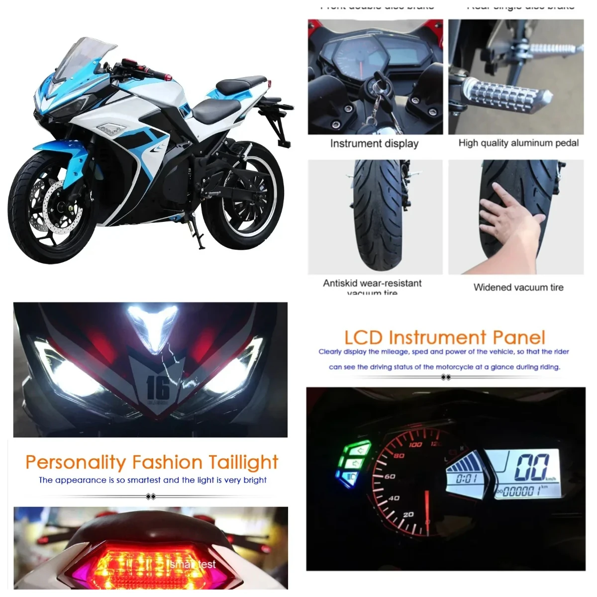 

STLF Luyuan MotorcycleLotkind Racer Cafe $1600 90kph 100 км 3000 Вт 5000 Вт 8000 Вт гоночный внедорожный электрический мотоцикл для взрослых