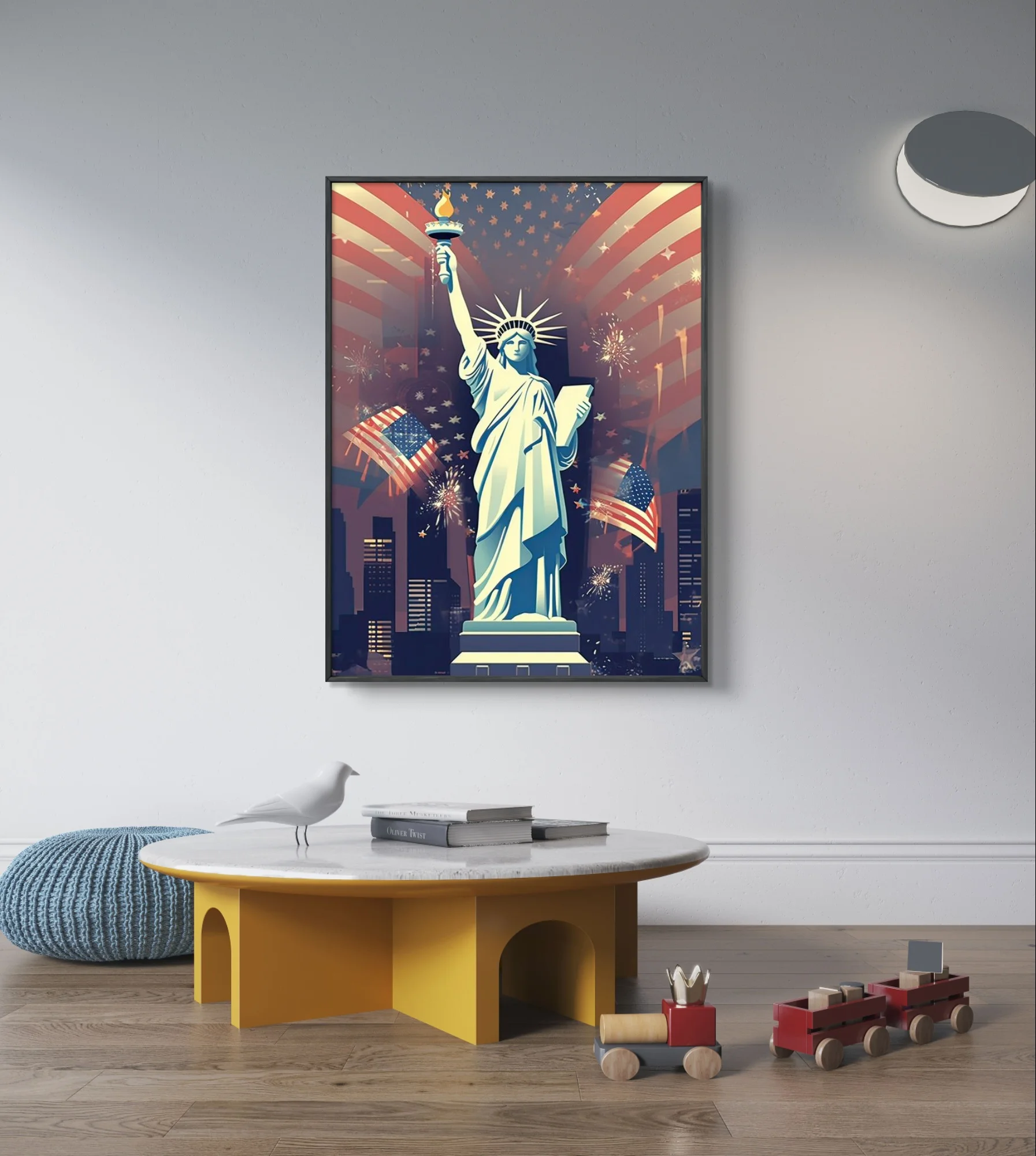 Statue of Liberty 5D Diamond Painting Landmark Scenery Diy Diamond Embroidery Cross Stitch Mosaic Home Wall Decor Handmade Gift