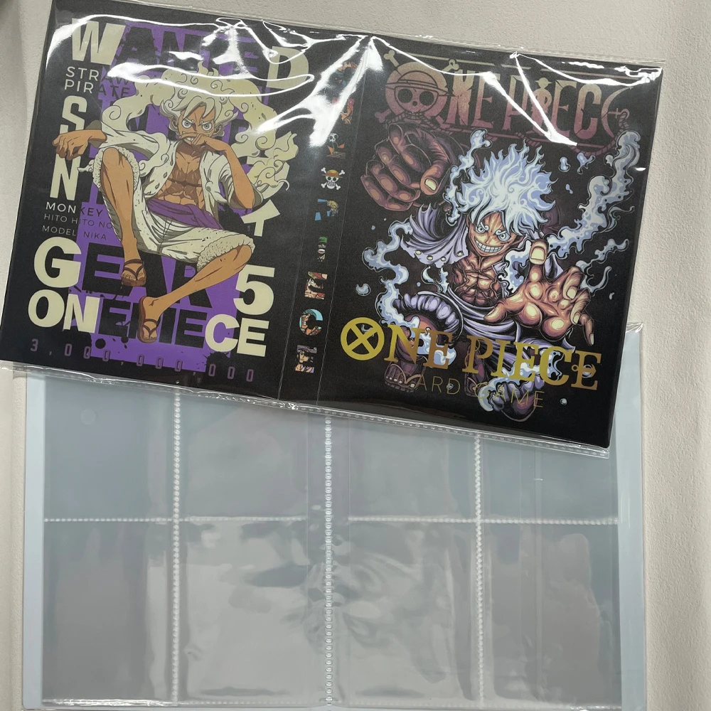 ألبوم بطاقات قابل للجمع من Diy Anime Opcg Nika Luffy مكون من 4 مقصورات يمكن أن يحمل 240 بطاقة قابلة للجمع وغطاء لمس غير لامع يجمع الهدايا #6
