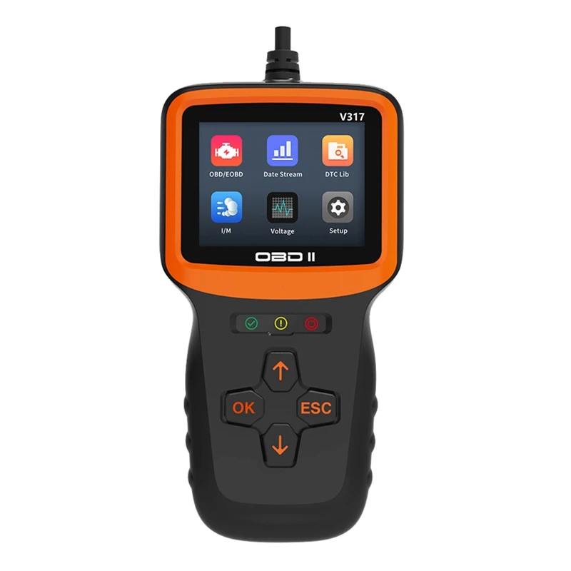 

OBD2 Scanner Car Code Reader Automotive Engine Fault Diagnostic Scan Tool With O2 Sensor Test For All OBD II Cars