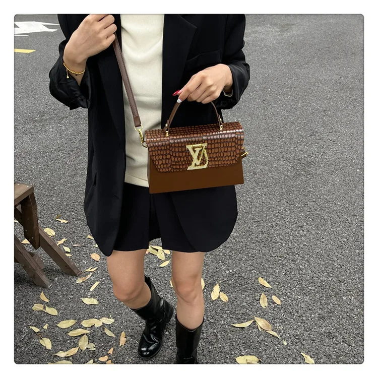 

2025 New High-end Ladies Leather Hand Bag Luxury Brand Famous Designer Trendy Classic Paris