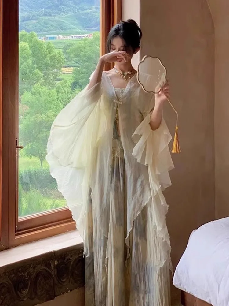 

Women's Summer Lightweight Sun Protection irt with ter Ne Cover up Lace Trim Straight Cut Long Sve V-Ne Kimono