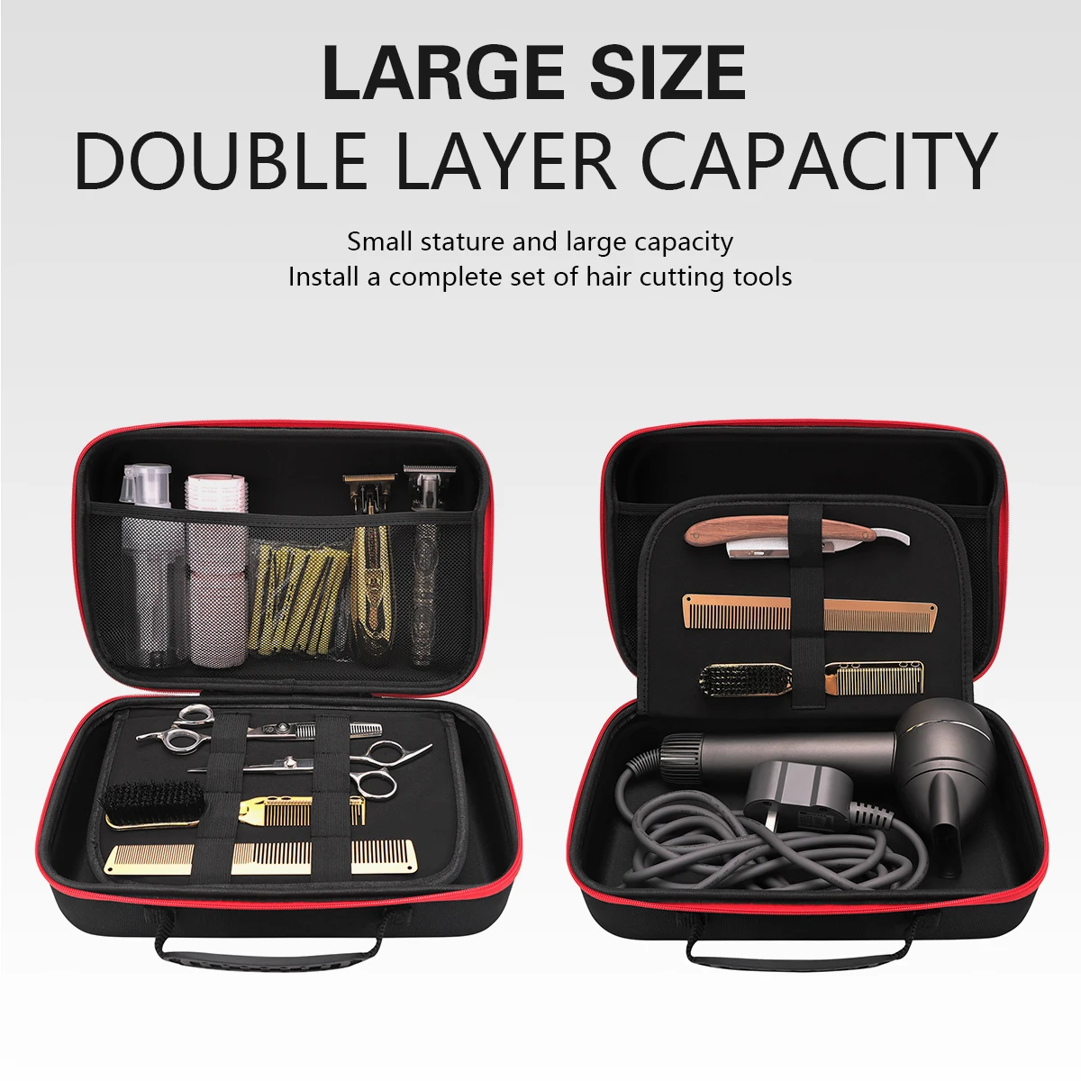 Barber Portable Backpack Barbershop Bag Large Capacity Travel Bags Multifunctional Salon Storage Shoulders Bag Hairstylist Tools