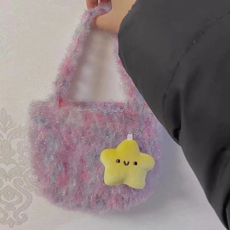 4 stuks sterhangend knuffels 4 cm geel Kawaii schooltas portemonnee en accessoires voor kinderverjaardag en kerstcadeaus