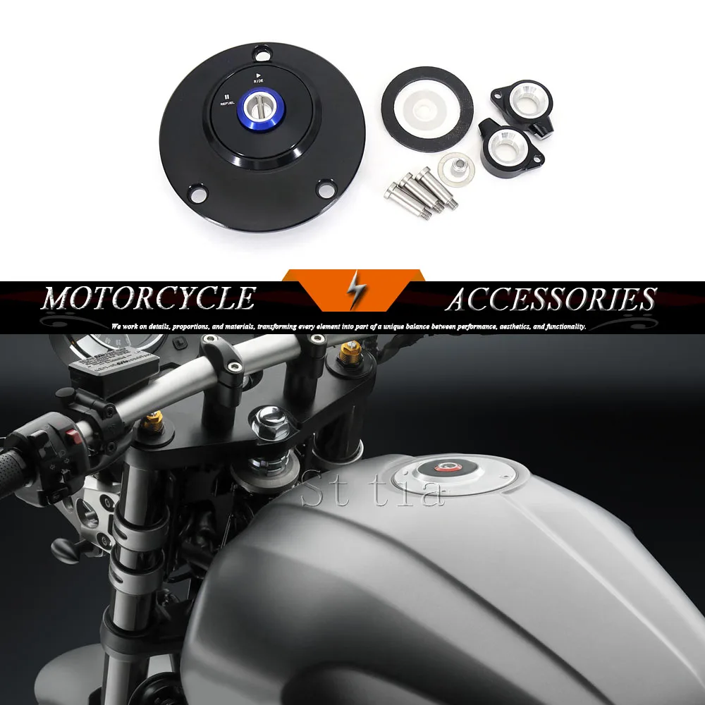 

Motorcycle Accessories CNC Fuel Tank Cap Cover For Yamaha YZF R1 2000-2025 R1 M 2015-2025 YZF R6 2003-2020 YZF R7 2021-2025