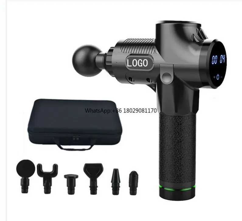 

New Design Fascia Gun Portable Electric Sport Massager Gun Deep Tissue Percussi Cordless Usb Fascia Gun