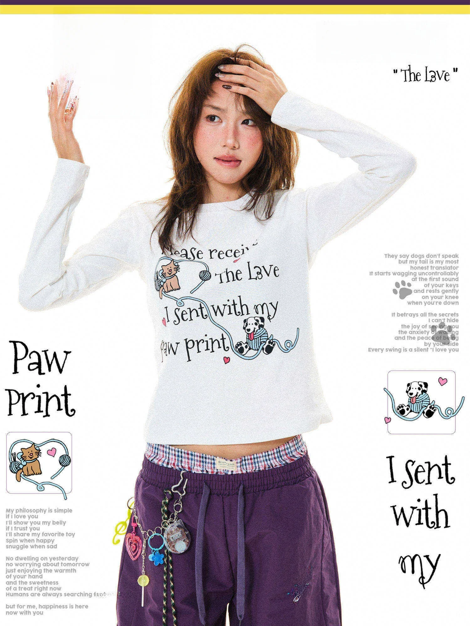 

Young Stage American Style Fun Letter Short Sleeve Long T-Shirt Women Spring Spicy Slim Fit Inner Wear Casual Comfortable Cot...