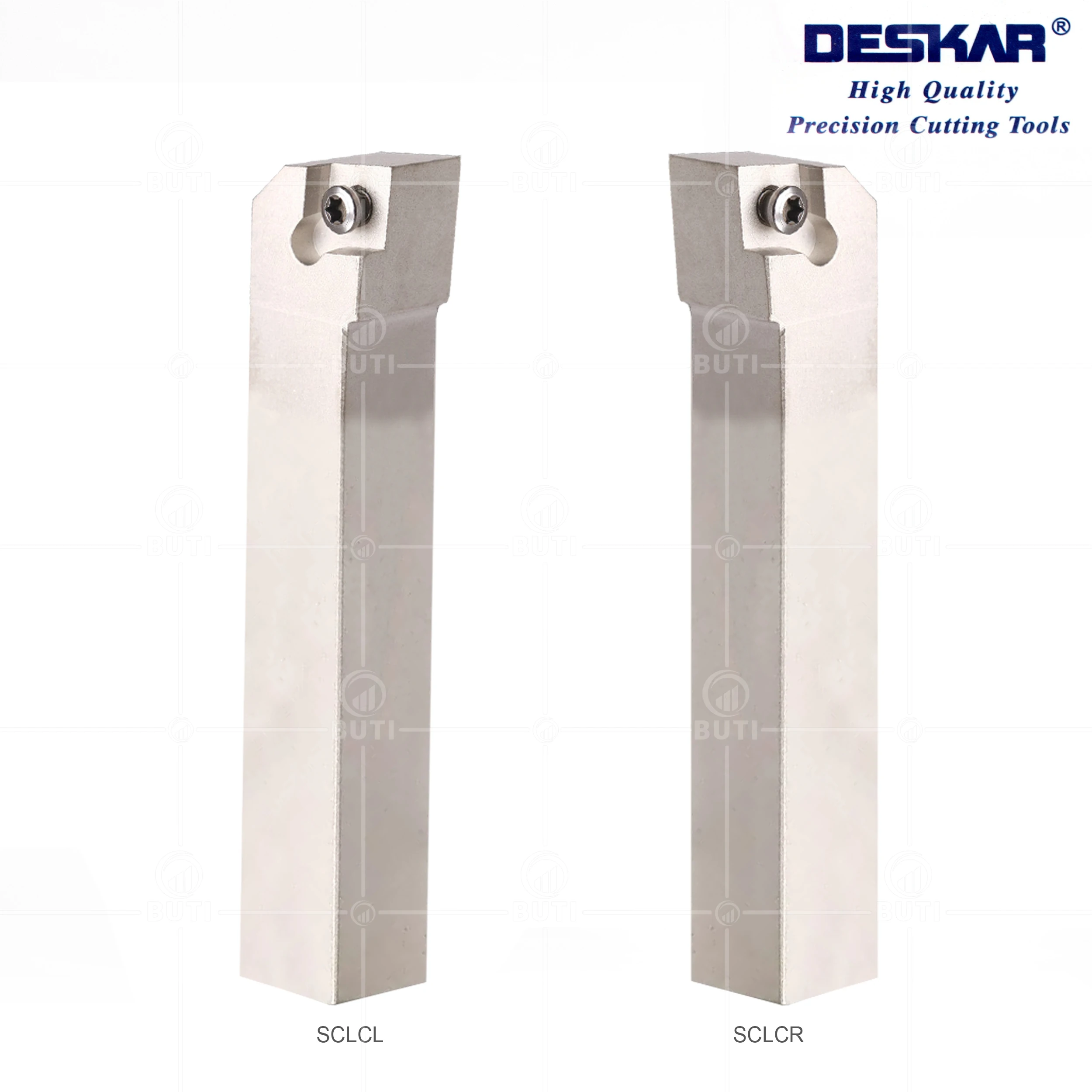 DESKAR 100% Original SCLCR/L0808/1010/1616/2020/2525 CNC Lathe External Turning Lathe White Tool Holders Cutter For CCMT Blades