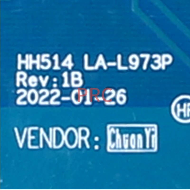 Imagem -05 - Placa-mãe para Laptop Acer Nitro 4g An51558 La-l973p Srlcy I512500h Gn20-p0-a1 Rtx3050 Mainboard