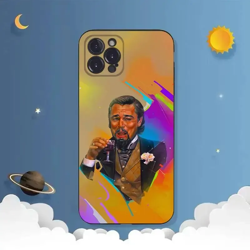 L-Leonardo- Famous Actor Art Phone Case For iPhone,11,12,Mini,13,14,15,PRO,XS,MAX,X,XR,6,7,8,Plus Black Shell