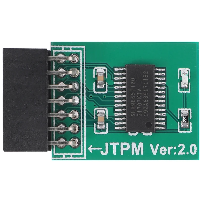 Top Deals TPM 2.0 Encryption Security Module Remote Card LPC-14PIN Module 14Pin LPC For MSI TPM2.0 LPC 14 Pin Security Module