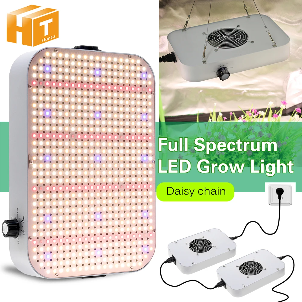 Full Spectrum LED Grow Light AC220V 100W LM281B With EU Plug For Greenhouse Hydroponic Plant Growth Lighting