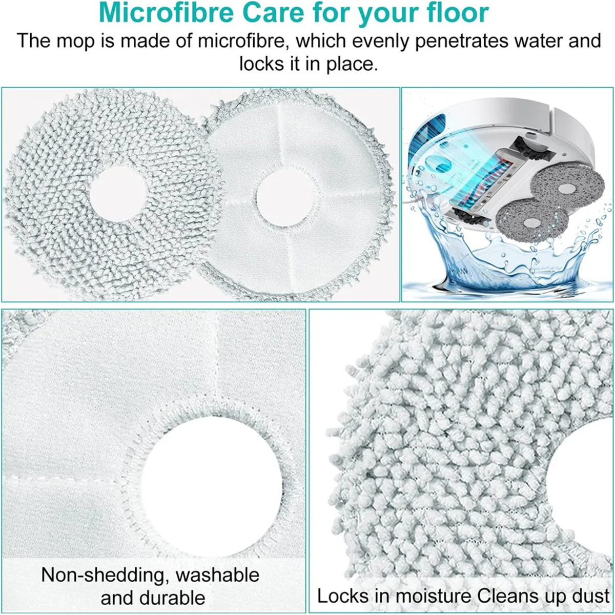 Dreame L10S Ultra، S10 Pro، Xiaomi Mijia Omni X10 + Beste filtre toz torbaları، Robot Süpürge aksesuarları paspas ana fırça