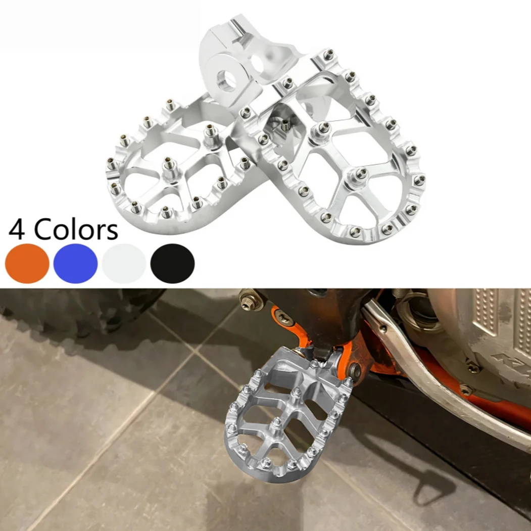 Motorcycle CNC Footrest Footpeg Foot Pegs Rests Pedal For KTM SXF XCF SX XC EXC EXCF For GasGas MC85 MC125 MC EX EC 250 350 2023