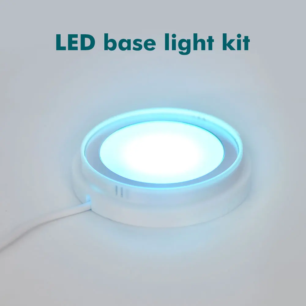 Creativity For Labx1 Led Lamp Kit 001 Warm white and colorful  Light Kit Led Light  Mouse Wireless Diy Model 3d Printing Parts