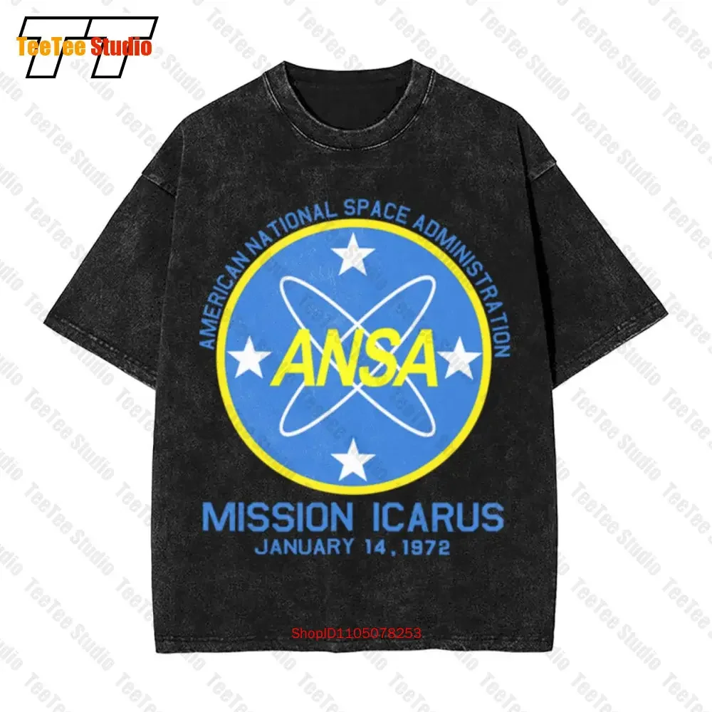 Planet Of The Apes Ansa Mission Icarus American National Space Vintage Oversized T-Shirt 0T3P