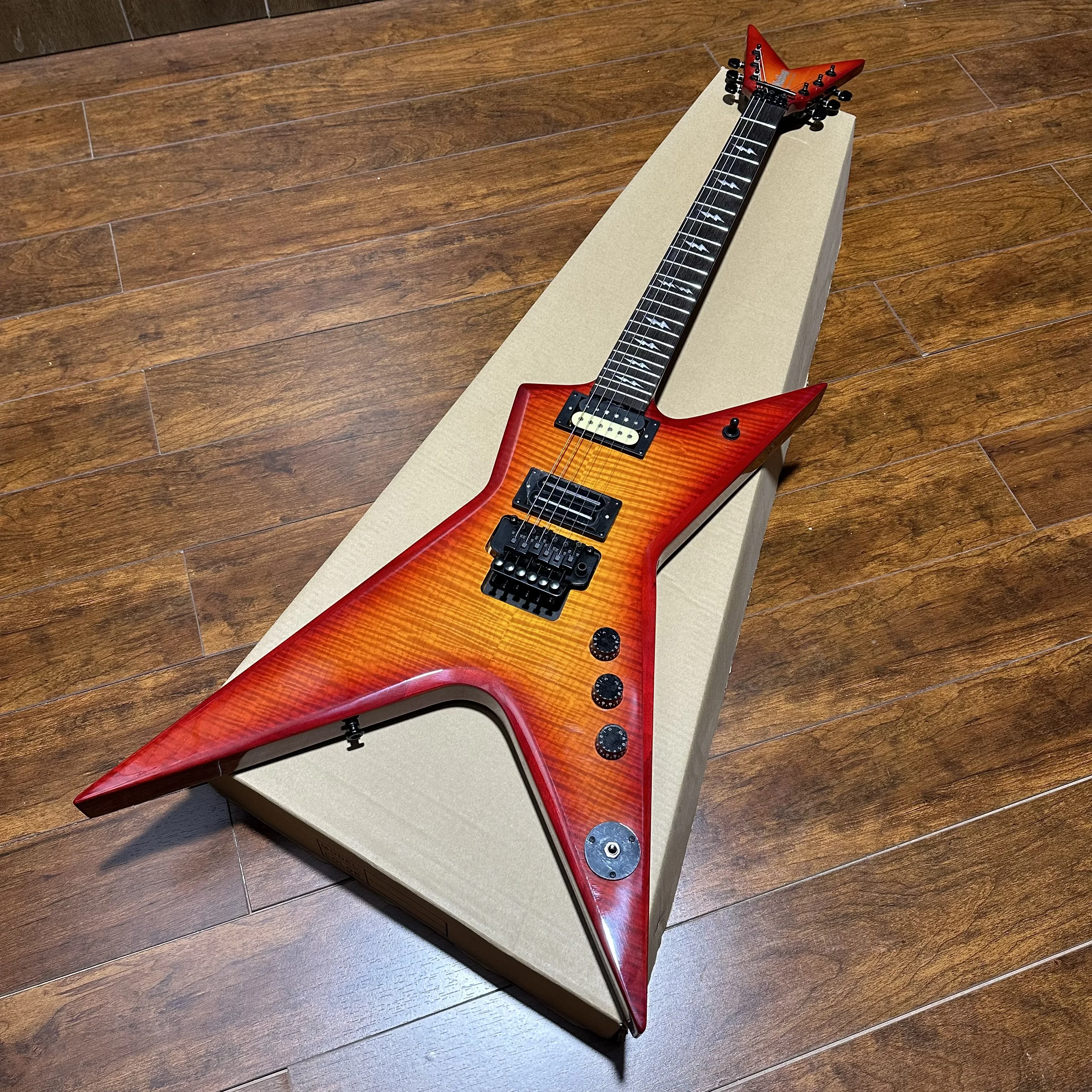 Dean Dimebag Darrell Electric Guitar Flame maple top,in stock guitars Free Delivery guitars guitarra