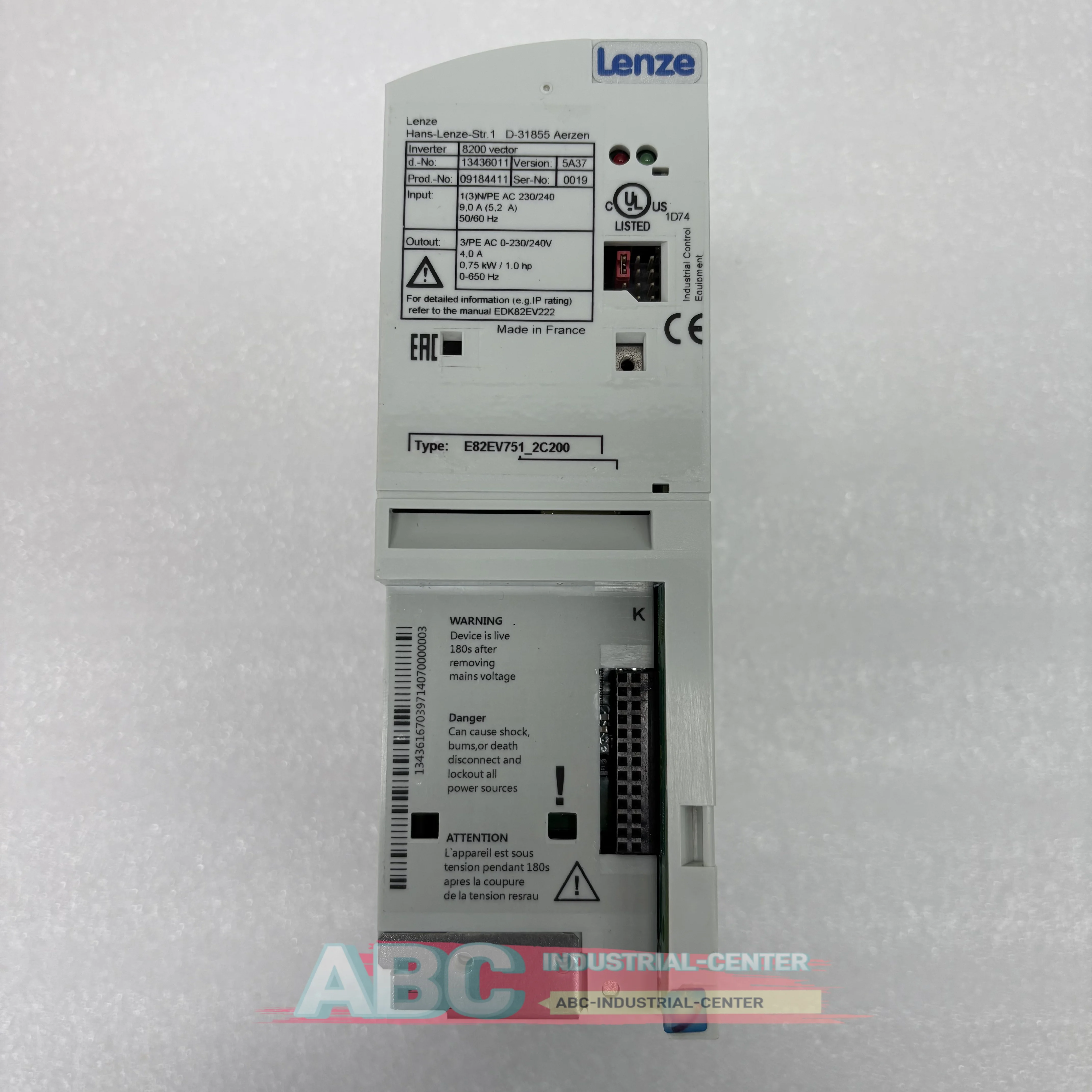 E82EV113K4C แปลงความถี่ E82EV113K4C200 กล่องใหม่