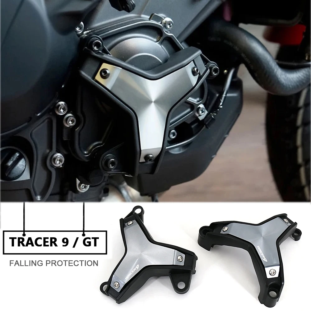 

For Yamaha Tracer 9 GT TRACER 9 2021 2022 Motorcycle Accessories Side Engine Guard Sliders Crash Pads Falling Protection Cover