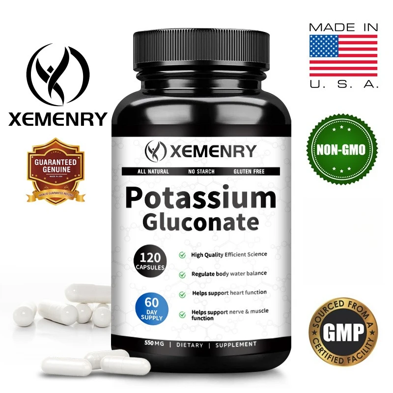 

Капсулы с глюконатом калия - способствуют здоровью костей и мышц, поддерживают электролитный баланс и нормальный уровень pH, повышают иммунитет.