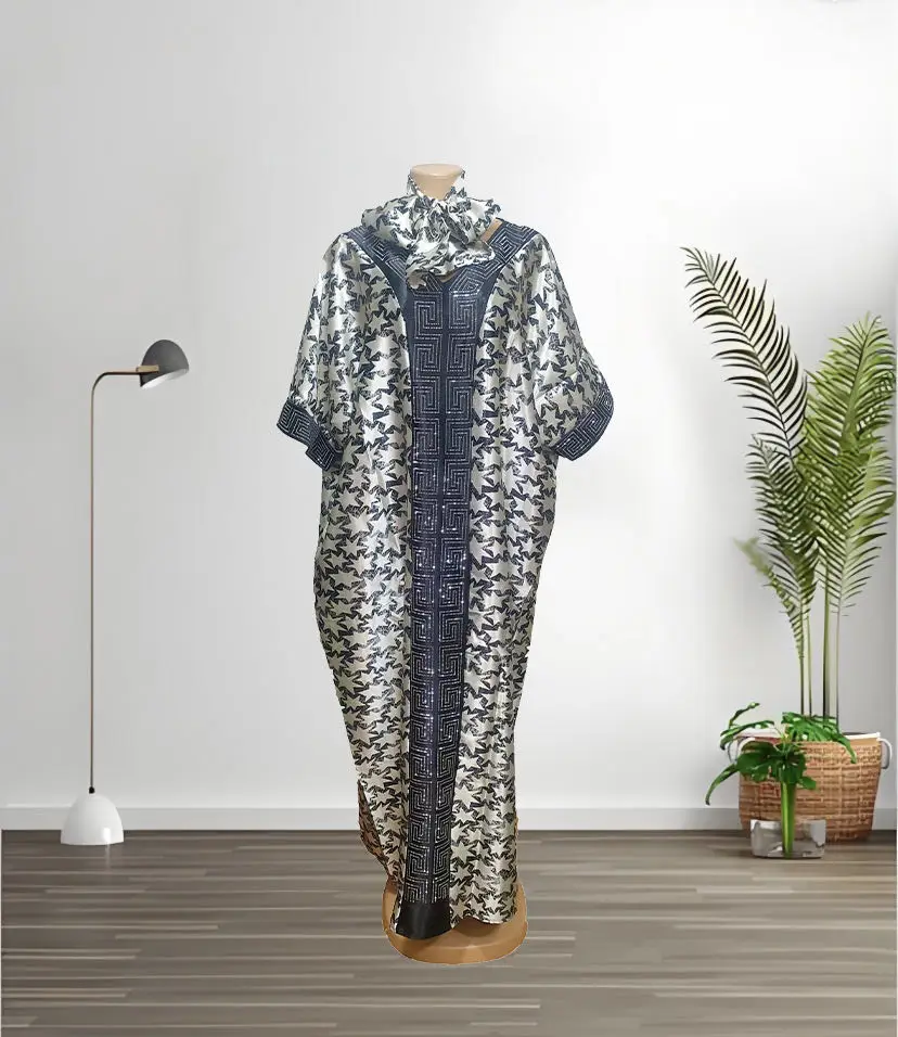 

Abayas For Women Dubai Luxury 2025 African Muslim Fashion Dress Caftan Marocain Evening Party Dresses Boubou Robe Djellaba Femme