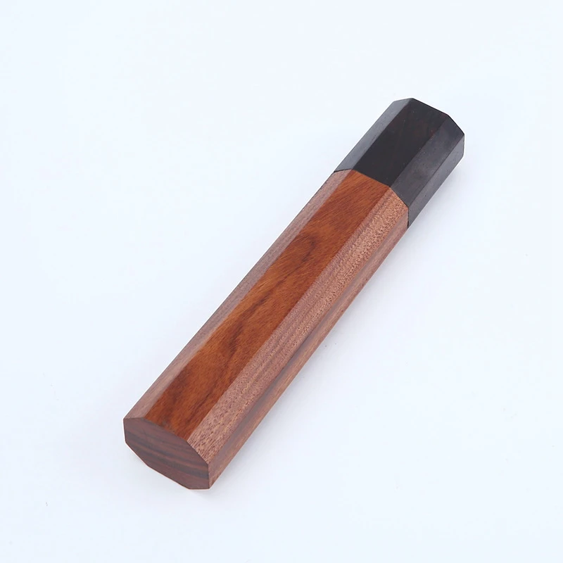 A24UJapanese Chef Knife Handle DIY Kitchen Knives ECO Friendly Wooden Knife Making Details Accessories Octagonal Handle