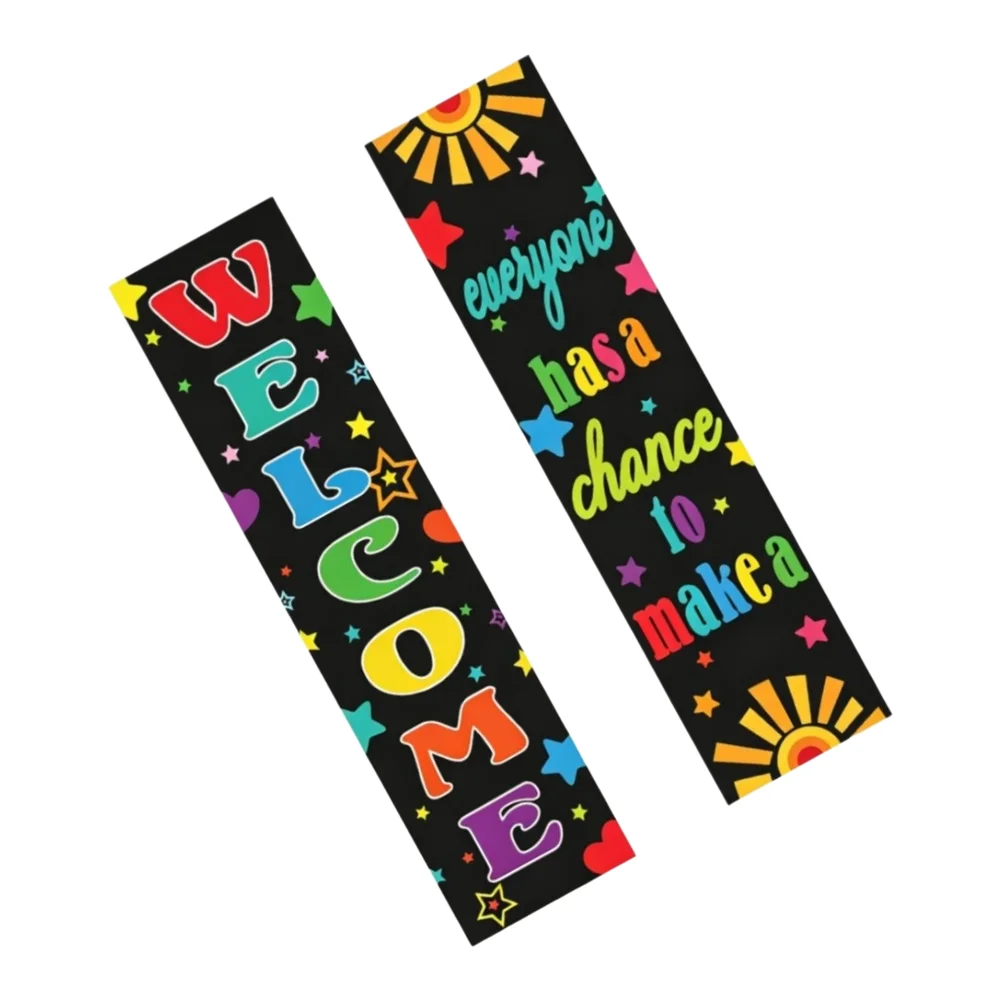 For Back to School Themed Banner for Classroom Doors and Walls to Foster Participation and Positive Student Interaction