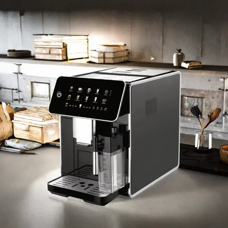 20 Bar Automatic Espresso Coffee Machine 3 in 1 Electric Maker with Stainless Steel Milk Frother Touch Screen Display for