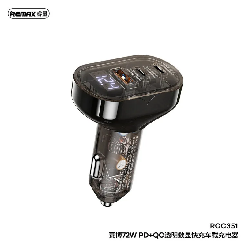 

Автомобильное зарядное устройство Remax Rcc351 с визуальным цифровым дисплеем и напряжением