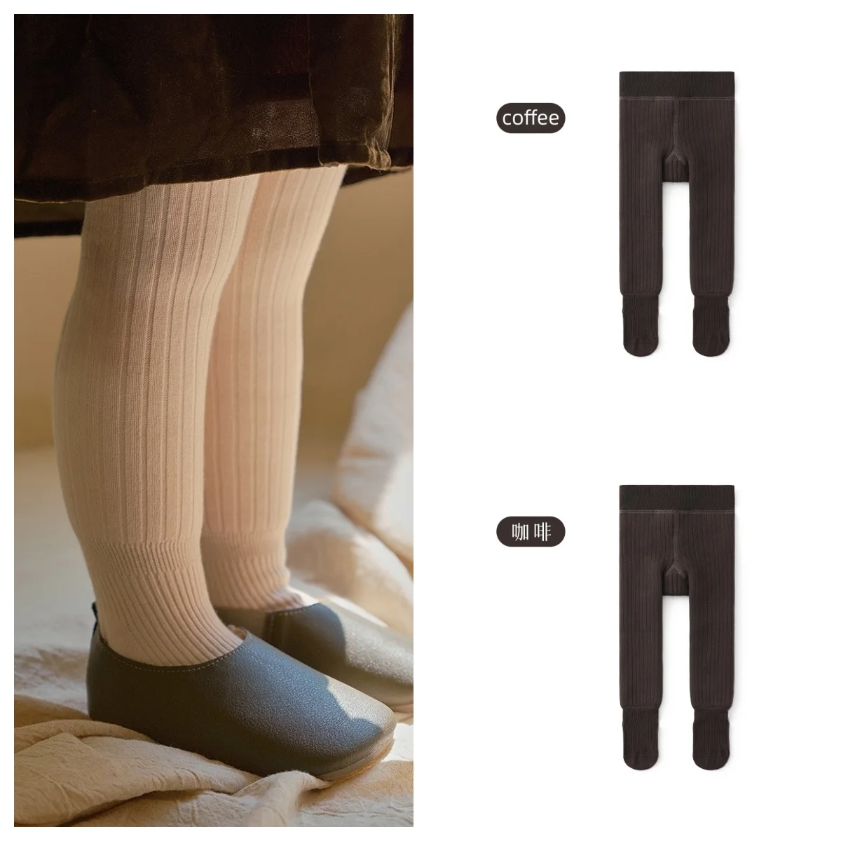 

Детские леггинсы в винтажном стиле на флисовой подкладке, теплые штаны для маленьких девочек, осенне-зимние колготки для маленьких девочек, детские леггинсы