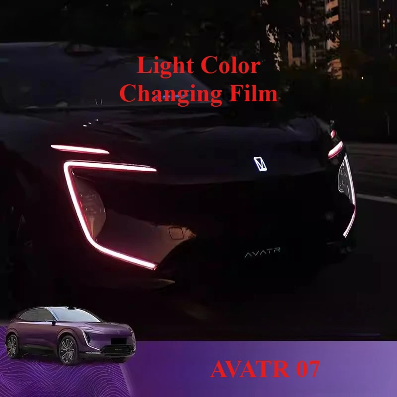 

AVATR 07 Logo and Daytime Running Light Color Changing Film Transparent Film