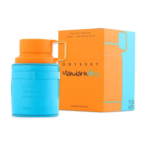 Armaf Odyssey Mandarin Sky Eau De Parfum 100ml 3.4fl.oz Long Lasting Men Perfume Citrus Woody Scent