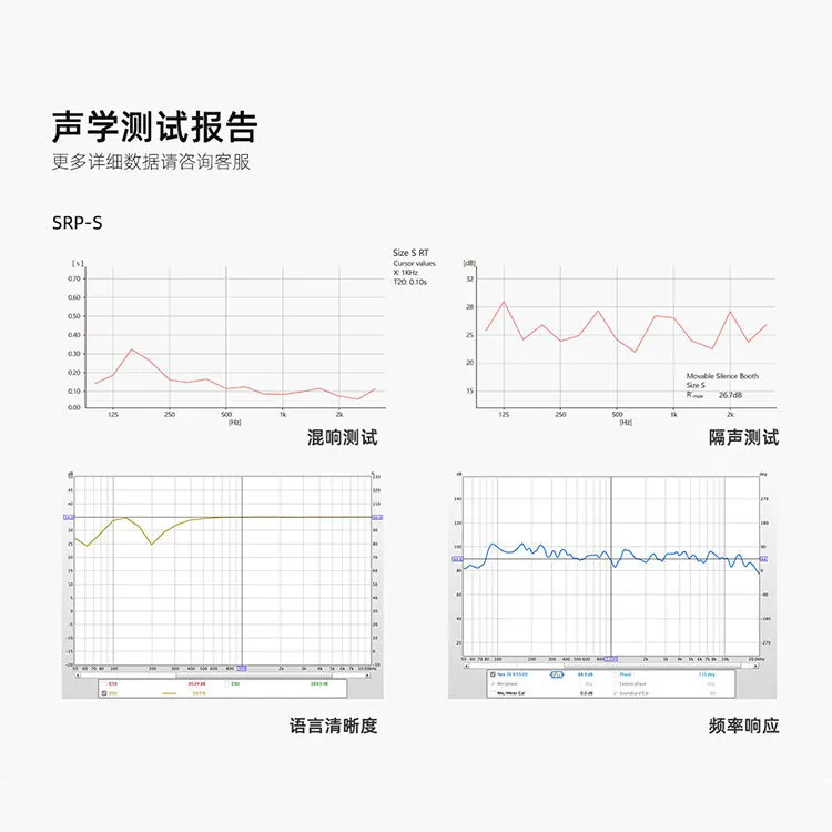 Easy Installation Silent Cabin Single-person Phone Booth Private Workspace Enhanced Soundproofing Cabin